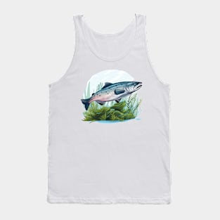 Pacific Northwest Salmon Tank Top